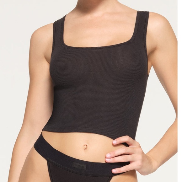 NWT Skims Cotton Rib Tank - Picture 1 of 5